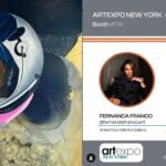 Artista em ascensão Fernanda Franco volta expor na ArtExpo New York
