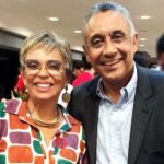 Pré-candidata ao Senado, Marília Campos cumpre agenda ao lado de Gilmar Machado em Uberaba